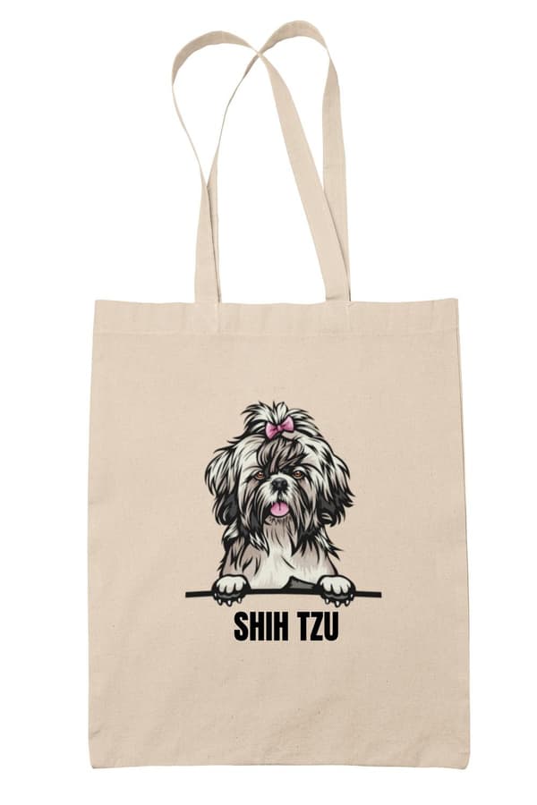 Shih Tzu -kangaskassi koiran ostoskassi Kangaskassi Luonto Nature one size