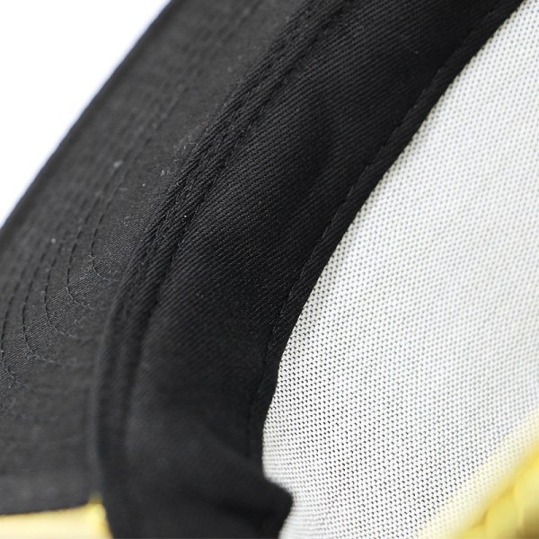 Unisex Snapback-kepsar, justerbar hiphop-keps med platt skärm (guld)