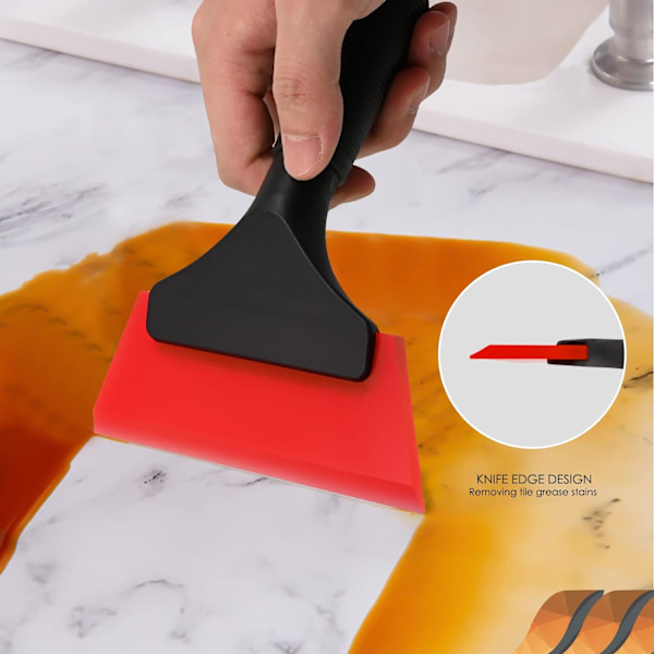 Kumipieni Squeegee, Squeegee-Terät, Ikkunan Squeegee, Suihkun Squeegee Autolle, Ikkunalle, Suihkulle, Ovelle, Lasille
