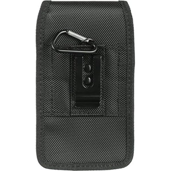 Vertikalt Robust Bältesholsterfodral för iPhone 7 Plus 8 Plus Nylon Bältesväska Utomhusaktivitet Skyddande Omslagsskal Klättring Bärhylsa