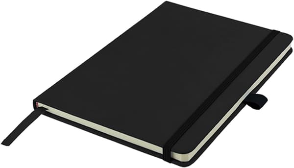 A5 Notesbog Skriveblok Ny Linjeret Hardback Journal Notesbog Dagbogsblok Black