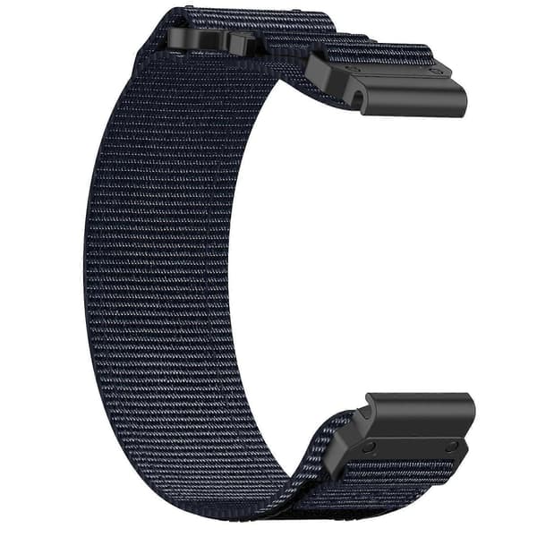 22 mm nylonklokkerem for Garmin Instinct Crossover Solar blå Blue