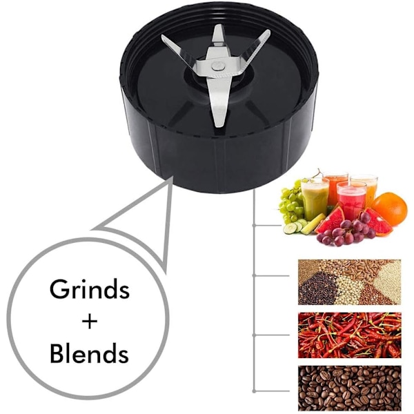 Blenderin osien vaihtosarja mehulingon pohja ja sekoittimen nopeustarvikkeet värikkäille Magic Bullet -kupeille