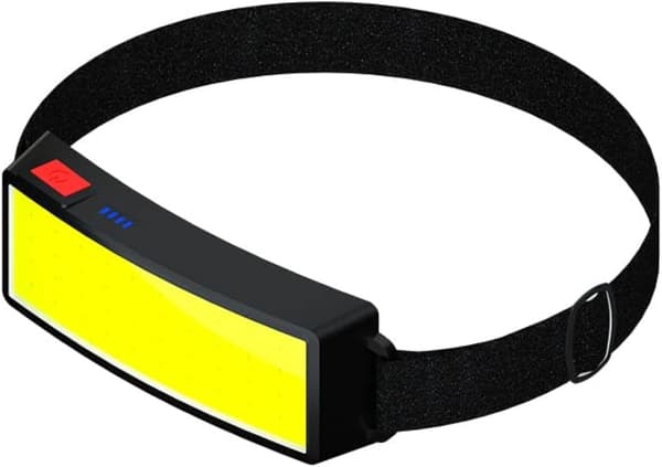 Lanternhode Camping Vanntett Utendørs Hodelykt USB Oppladbar - 3 Moduser