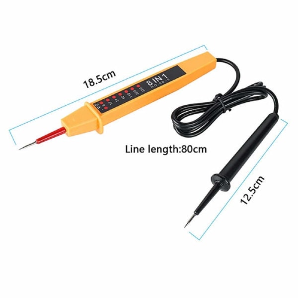 8 i 1 elektrisk krets tester, 6V~380V