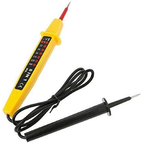 8 i 1 elektrisk krets tester, 6V~380V