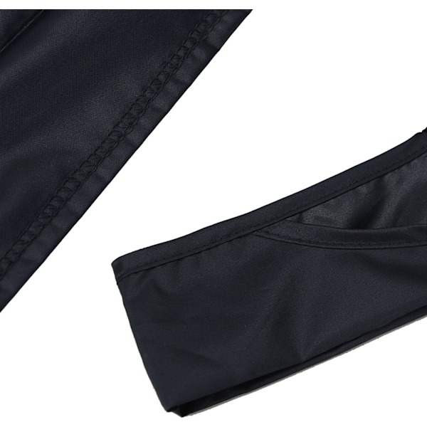 Foldbar handlepose, gjenbrukbar handlepose, foldbar handlepose med tilhørende pose, vaskbar, slitesterk og lett, pakke med 3, svart