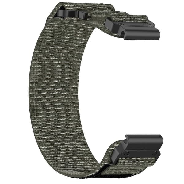 22mm nailoninen kellonranneke Garmin Instinct Crossover Solar Grey -kelloon Grey
