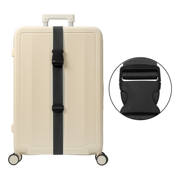 Justerbar bagagerem med spänne - 2-pack svart Black 169