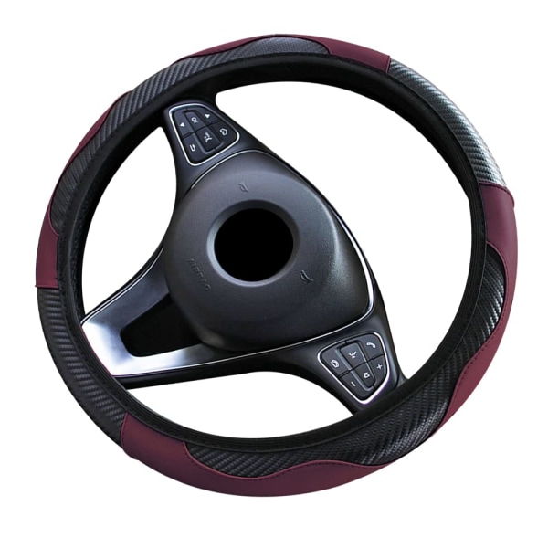 Steering Wheel Cover Microfiber Leather Anti-Slip Universal Car Steering Wheel Cover Faux Leather for Car Accessories Auto Car Without Inner Ring