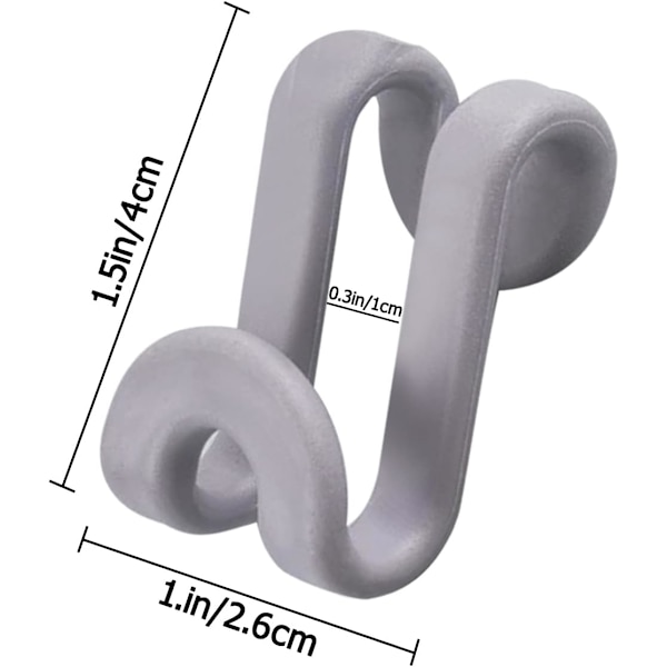 20 stk. Mini Tøj Bøjle Connector Kroge