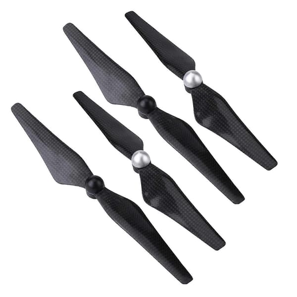 2-pack 9450 Kolfiber Propellerblad Tillbehör för DJI Phantom 2/3 (Svart&Silver)