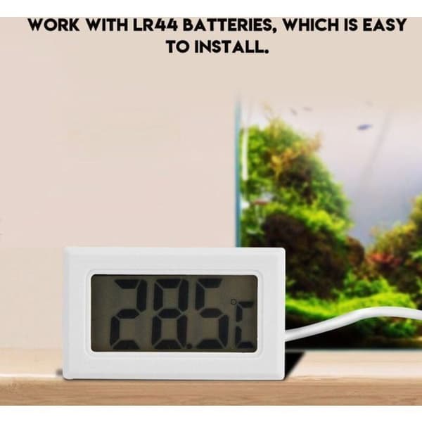 LCD Digitalt Termometer Mini Temperaturmåler Probesensor Digitalt LCD Termometer YYV