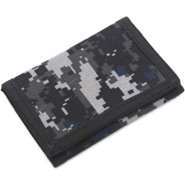 RFID Ohut Camouflage Lompakko/Kolmiosainen Kangas Ulkoilulompakko Pojille & Lapsille - Xacamouflage