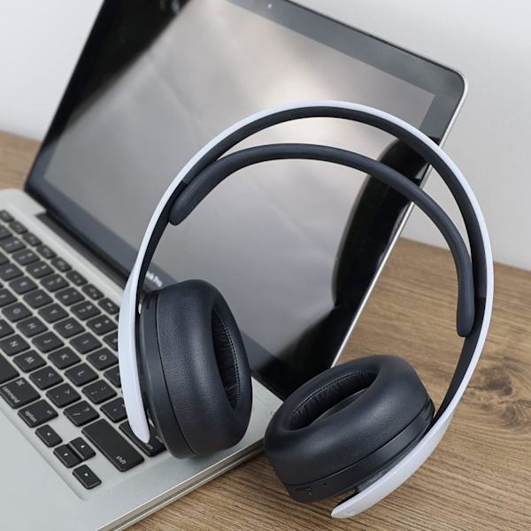 Öronkuddar Ersättning för Sony Playstation 5 PS5 Pulse 3D Trådlöst Headset, Öronkuddar med Uppgraderat Mjukt Proteinläder, Högdensitetsskum