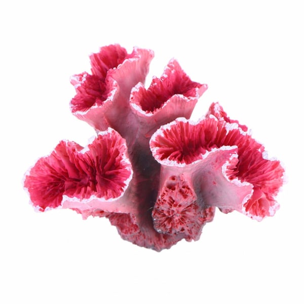 Kunstig kunstig simulation naturtro koral undervands planter akvarium dekoration ikke-giftig landskab fisk tank dekoration ornament harpiks dekoration