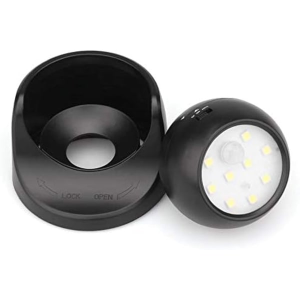 Utomhusvägglampa med rörelsesensor 1000 Lumen 360° vridbar