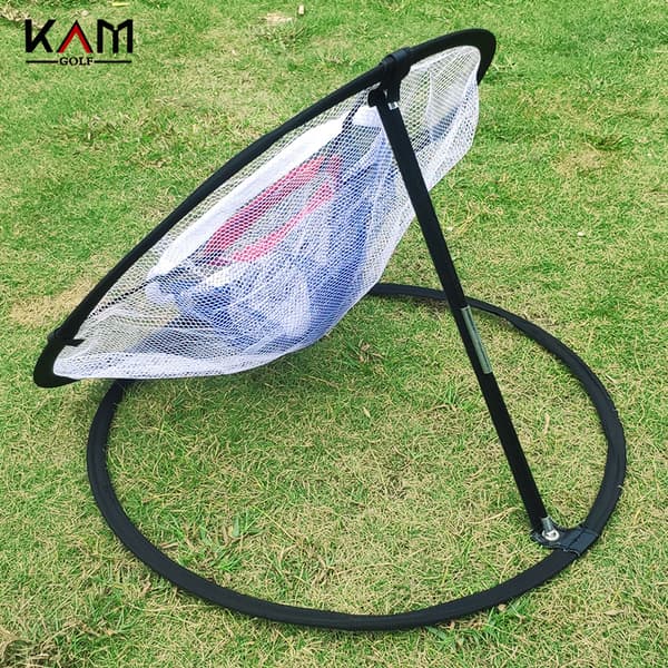 Pop-up golf chipping net med golf slagmåtte, foldbar golf target chipping net