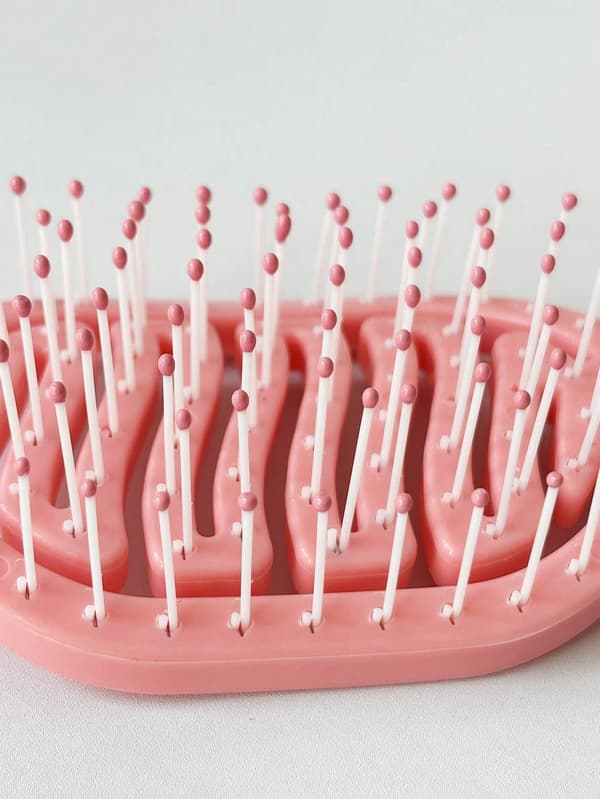 Mini hult designkam 2-i-1 våd tør rejse Pink