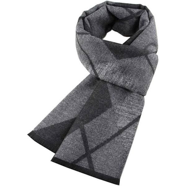 Mäns Mjuk Varm Höst- och Vinterhalsduk Bekväm Elegant Rutiga Halsdukar