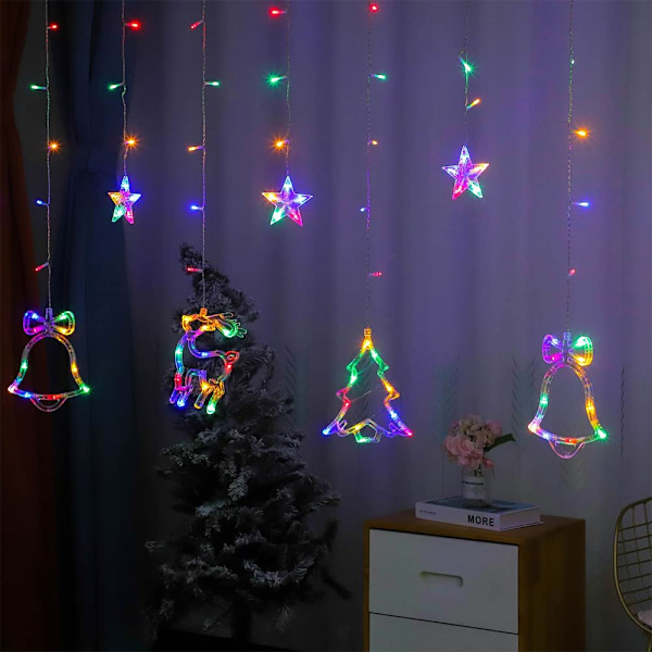 LED julelys til vinduer, 3,5 meter indendørs lyskæde