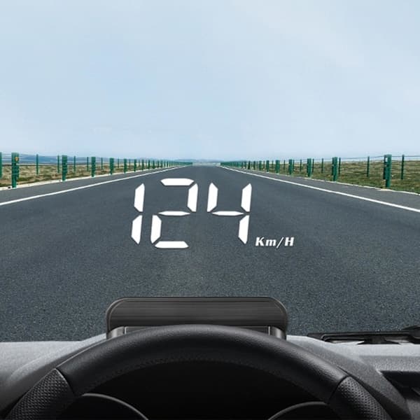 Head-Up Display, Universal GPS HUD til bil, Speedometer med USB-interface, Hastighed, Kørselsretning, Overhastighed, Fejlkode, til alle køretøjer