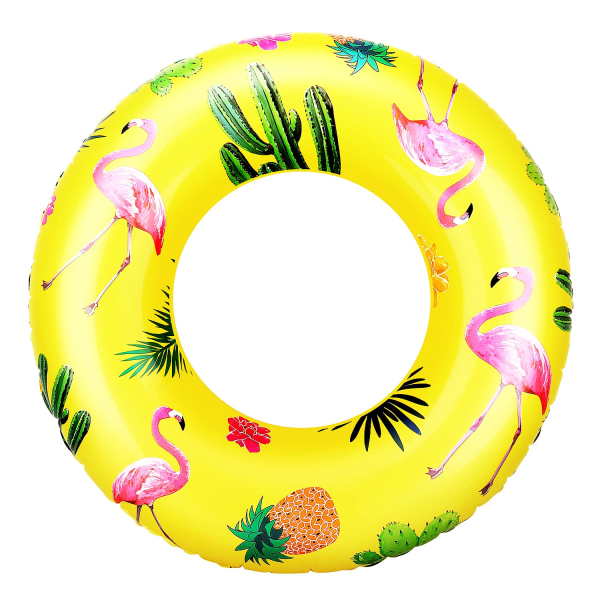 Svømmeringe til børn og voksne, oppustelig pool float