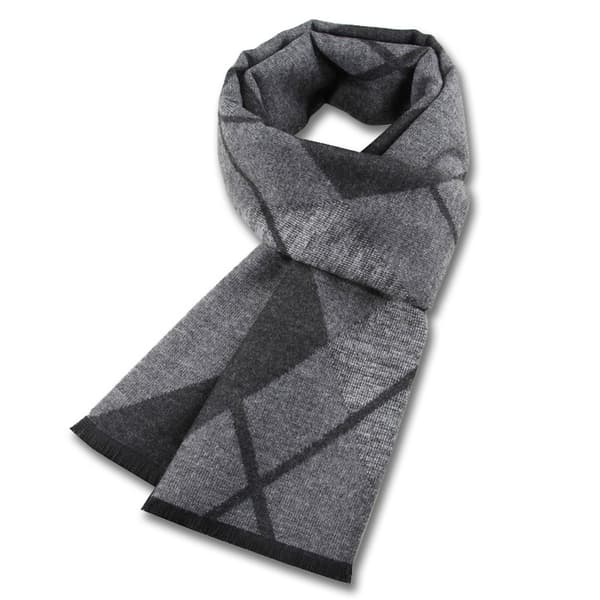 Mænds Bløde Varme Efterårs- og Vinterhalsklæde Komfortabel Elegant Tartan Halsklæde