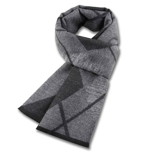 Mäns Mjuk Varm Höst- och Vinterhalsduk Bekväm Elegant Rutiga Halsdukar