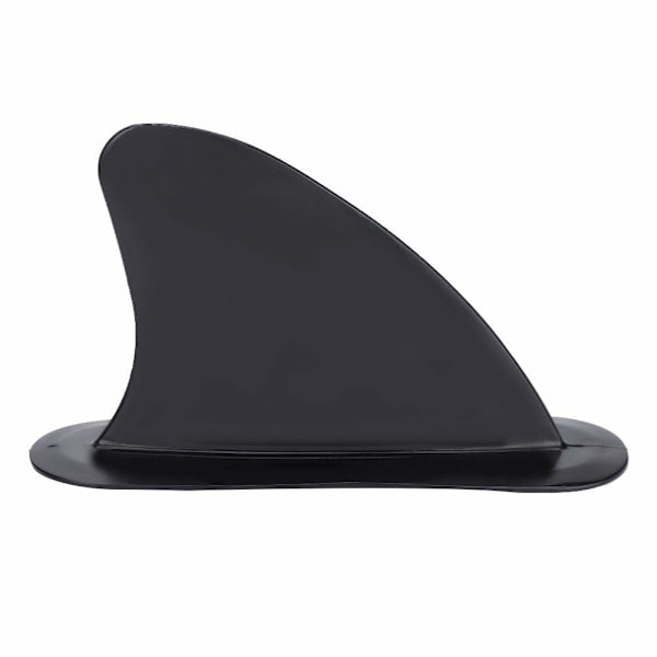 Surf-lautaevä Surffaus Evät Kestävä PVC Skeg Musta 1kpl