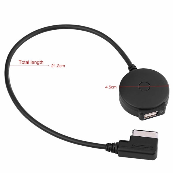 AMI MDI Bluetooth-musiikki AUX- ja USB-naaras USB-sovitin, after2009