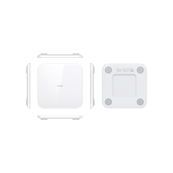 Xiaomi Smart Scale S200 (Vit) White Plastic, Tempered glass