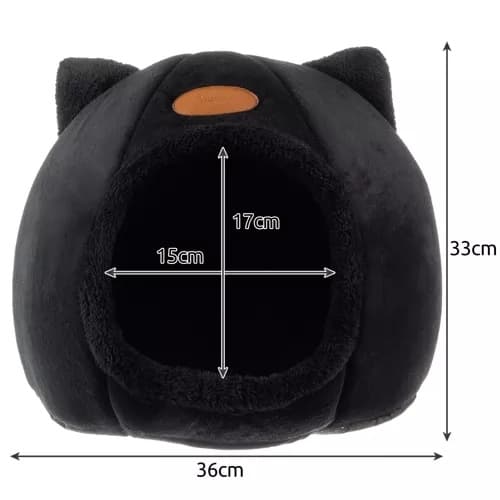 Kattesengboks - Soveplass for katter Black black
