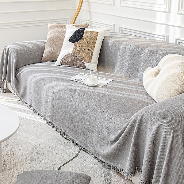 4-säsongs Anti-Slip Soffa Handduk, Anti-Kattklös Tyg Soffaöverdrag Teddy Sammet, Vattentät Multifunktionell, 180*260cm 180*260cm