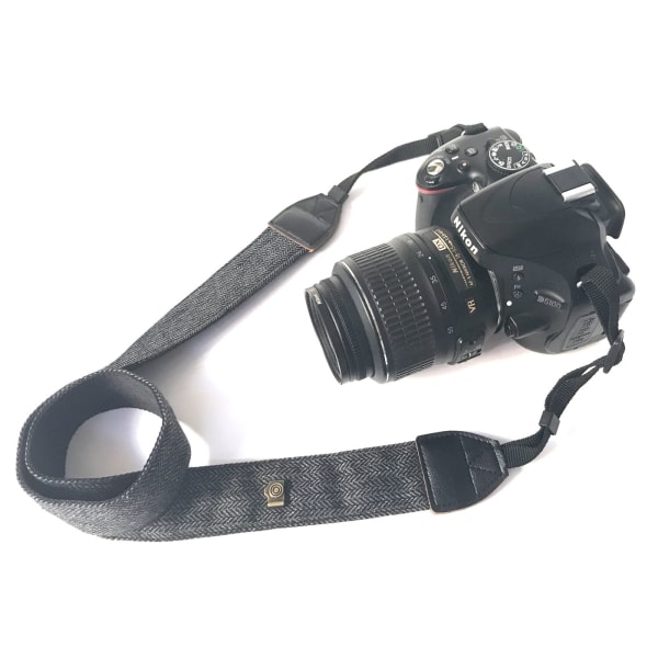 Kamerarem til skulder og nakke, blød vintage print kamerarem til DSLR/SLR/Nikon/Canon/Sony/Lumix/Fujifilm/Rico/Samsung/Pentax/Olympus osv.