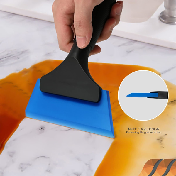 Gummiskraber, Lille, Squeegee Blade, Vindue Squeegee, Bruse Squeegee til Bil, Vindue, Brusebad, Dør, Glas