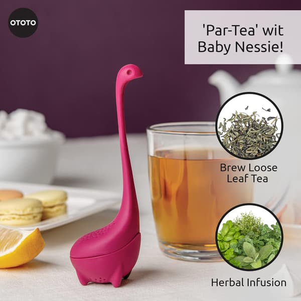 Te-infuser, Tetilbehør, Silikon Te-infuser, Søde Gaver, Te-diffusorer til Løse Te, Sød Te-si (Violett)