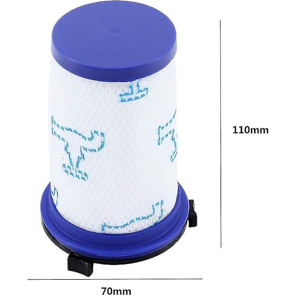 3-pack Rowenta Air Force 360​​ / X-Pert Essential 260 Sladdlös Dammsugare Ersättningsfilter RH9037 RH9038 RH9039