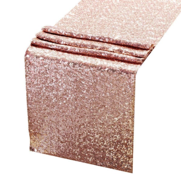 Sequin Table Runners ROSE GOLD-12X108 Inch Glitter Table Runner