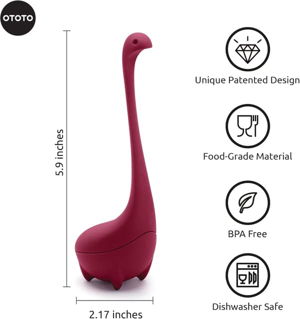 Te-infuser, Tetilbehør, Silikon Te-infuser, Søde Gaver, Te-diffusorer til Løse Te, Sød Te-si (Violett)