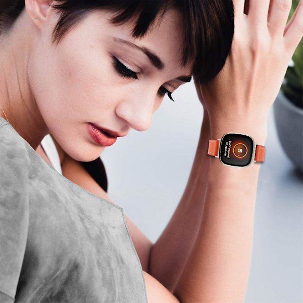 Mukava rannekoru ranneke Hengittävä Hikinpitävä Fitbit Versa 3/sense -laitteelle