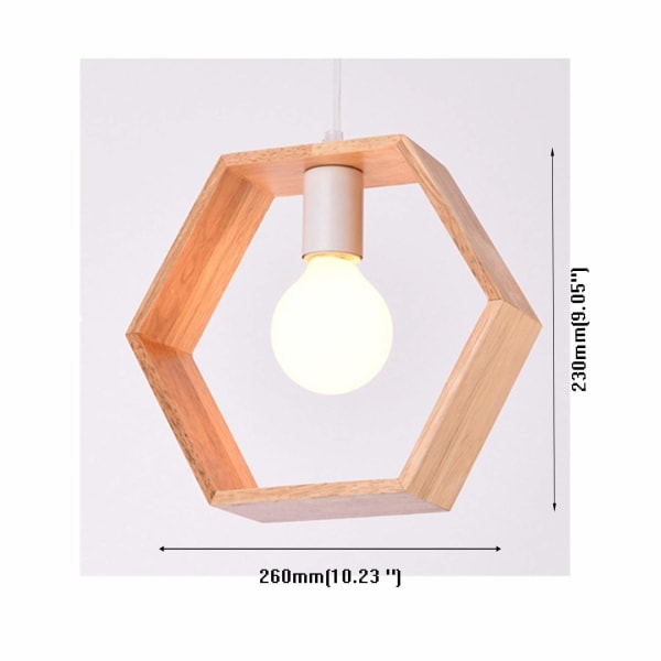 E27 Kreative Pendellamper (Heksagon, Pære Ikke Inkludert)