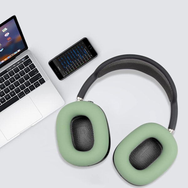 Silikone Ørepudebetræk Beskytter til AirPods Max Hovedtelefoner Puder, Svedtæt, Let at Vaske, Robust Holdbarhed
