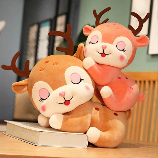 20cm Sikahird Doll, Plushie Mjuk Kudde Soffa Dekoration, Dunbomullsfylld Djur, Kudde Hird Plysch Leksak 20cm