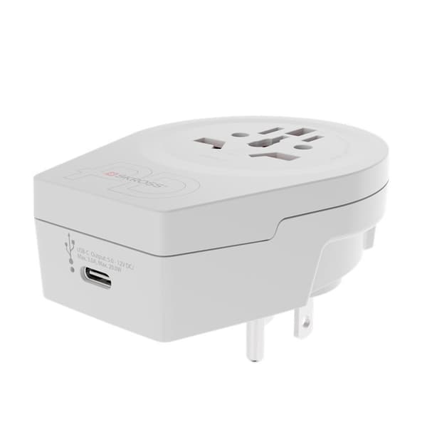 Världsadapter - Värld till USA USB-C™ PD White 115