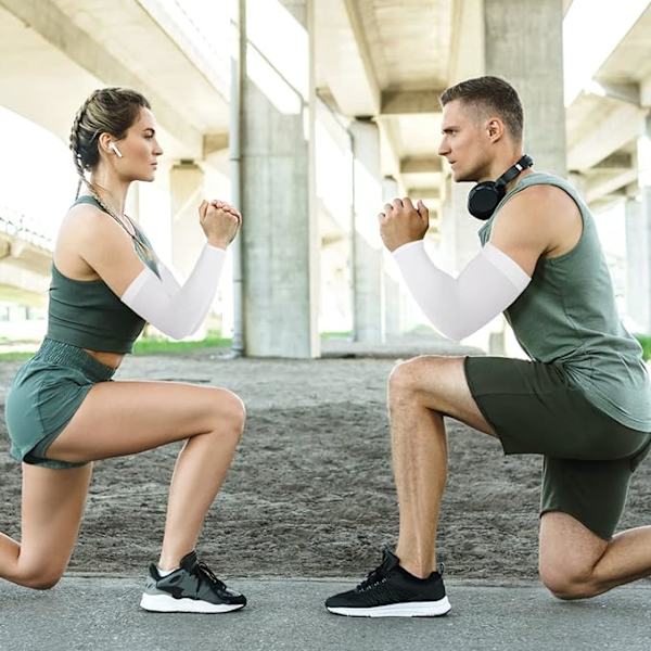 Kølende armsleeves til kvinder og mænd - Armsleeves med UV-beskyttelse, solbeskyttelse, UPF 50, armsleeve, kølende arm beskyttelse, armsleeves