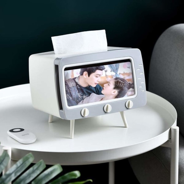 TV-formet lommetørklædeæske