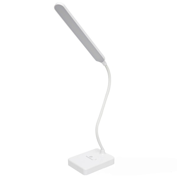 USB Laddningsbar Trådlös LED-Skrivbordslampa, 2000mAh Batteridriven, Touchkontroll 3 Färger 6 Justerbar Ljusstyrka
