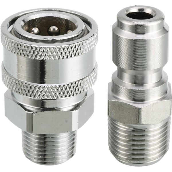 Adapterkit til højtryksrenser, 9,5 mm han-gevind, 5000 PSI 3/8''
