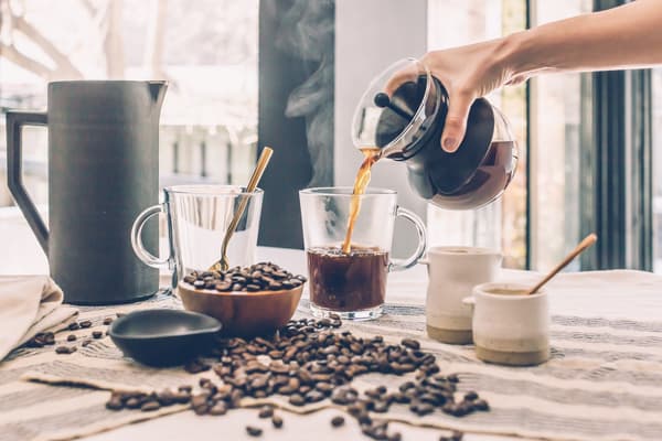 Rustfrit kaffeske i rustfrit stål (2 spiseskefulde, 30 ml) sølv